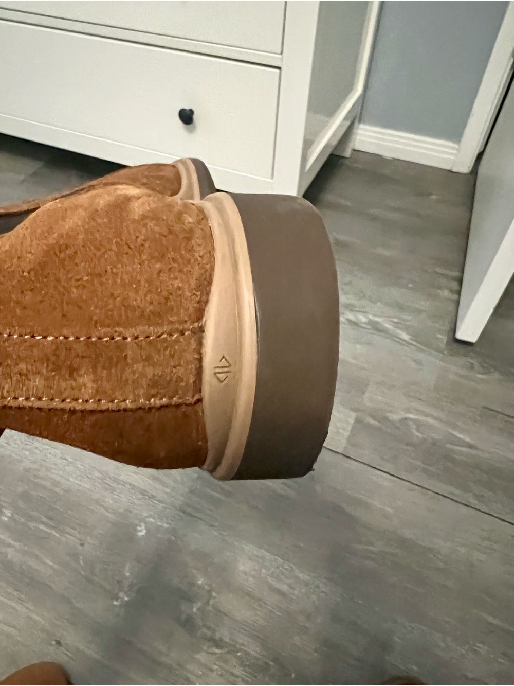 Men's Suede Chelsea Boots in Brown - Picture 4 of 4